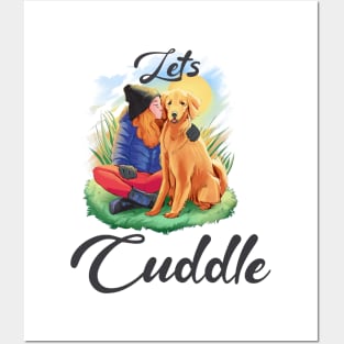 Dog Cuddle Time Posters and Art